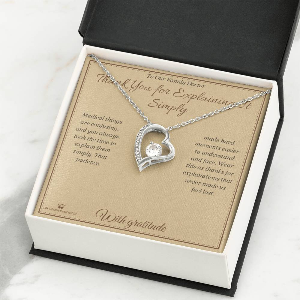 Thank You for Explaining It Simply - Forever Love Necklace for Doctor