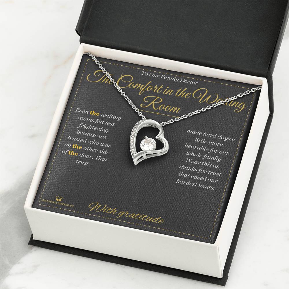 The Comfort in the Waiting Room - Forever Love Necklace for Doctor