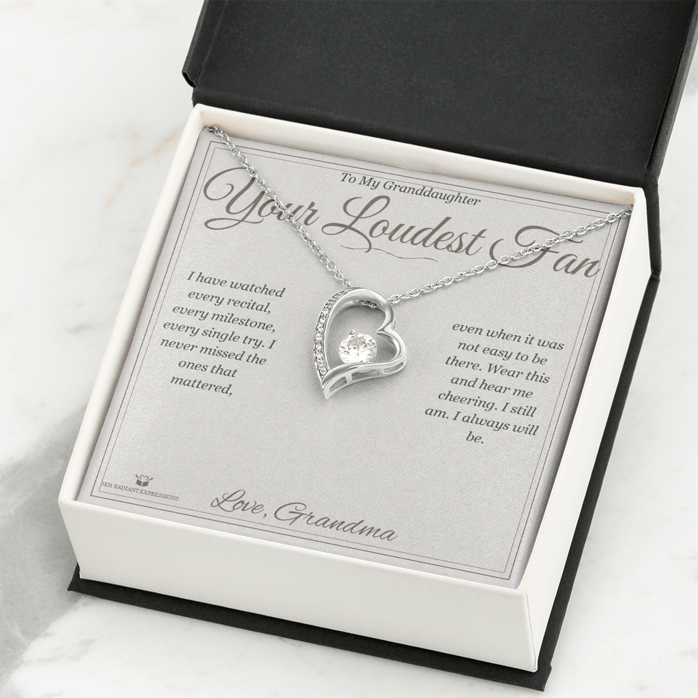 Your Loudest Fan - Forever Love Necklace for Granddaughter