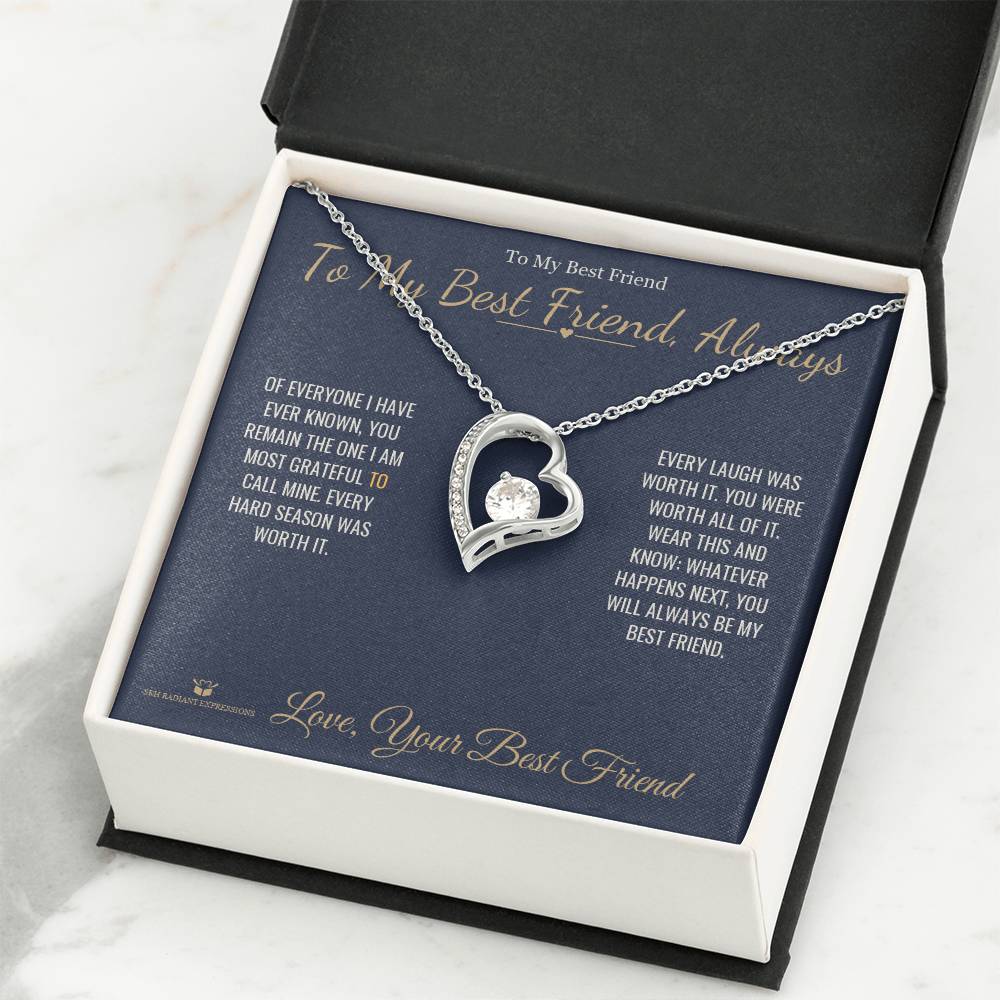 To My Best Friend, Always - Forever Love Necklace for Best Friend