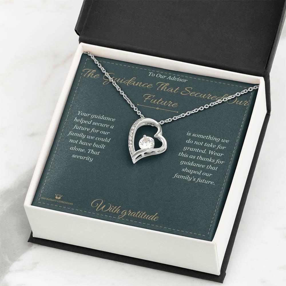 The Guidance That Secured Our Future - Forever Love Necklace for Advisor
