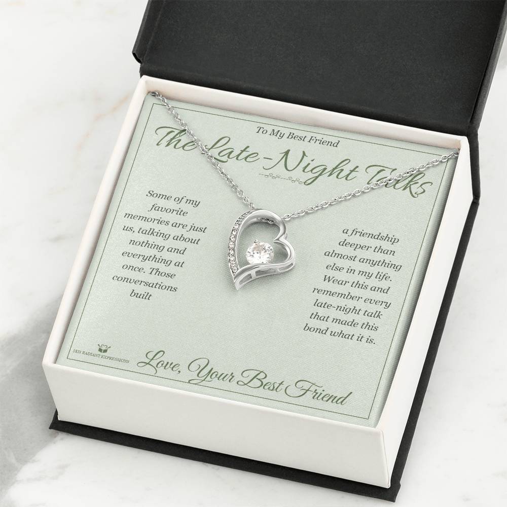 The Late-Night Talks - Forever Love Necklace for Best Friend