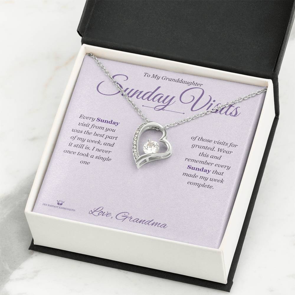 Sunday Visits - Forever Love Necklace for Granddaughter