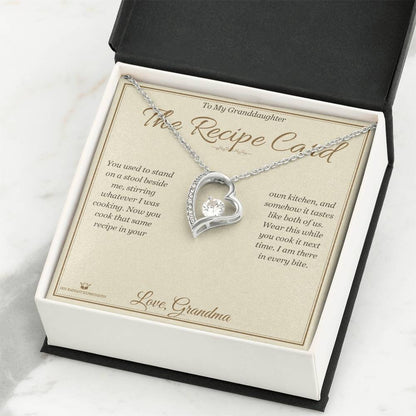 The Recipe Card - Forever Love Necklace for Granddaughter