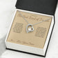 The Best Kind of Trouble - Forever Love Necklace for Sister