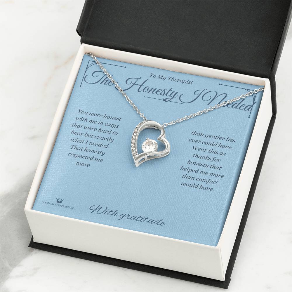 The Honesty I Needed - Forever Love Necklace for Therapist