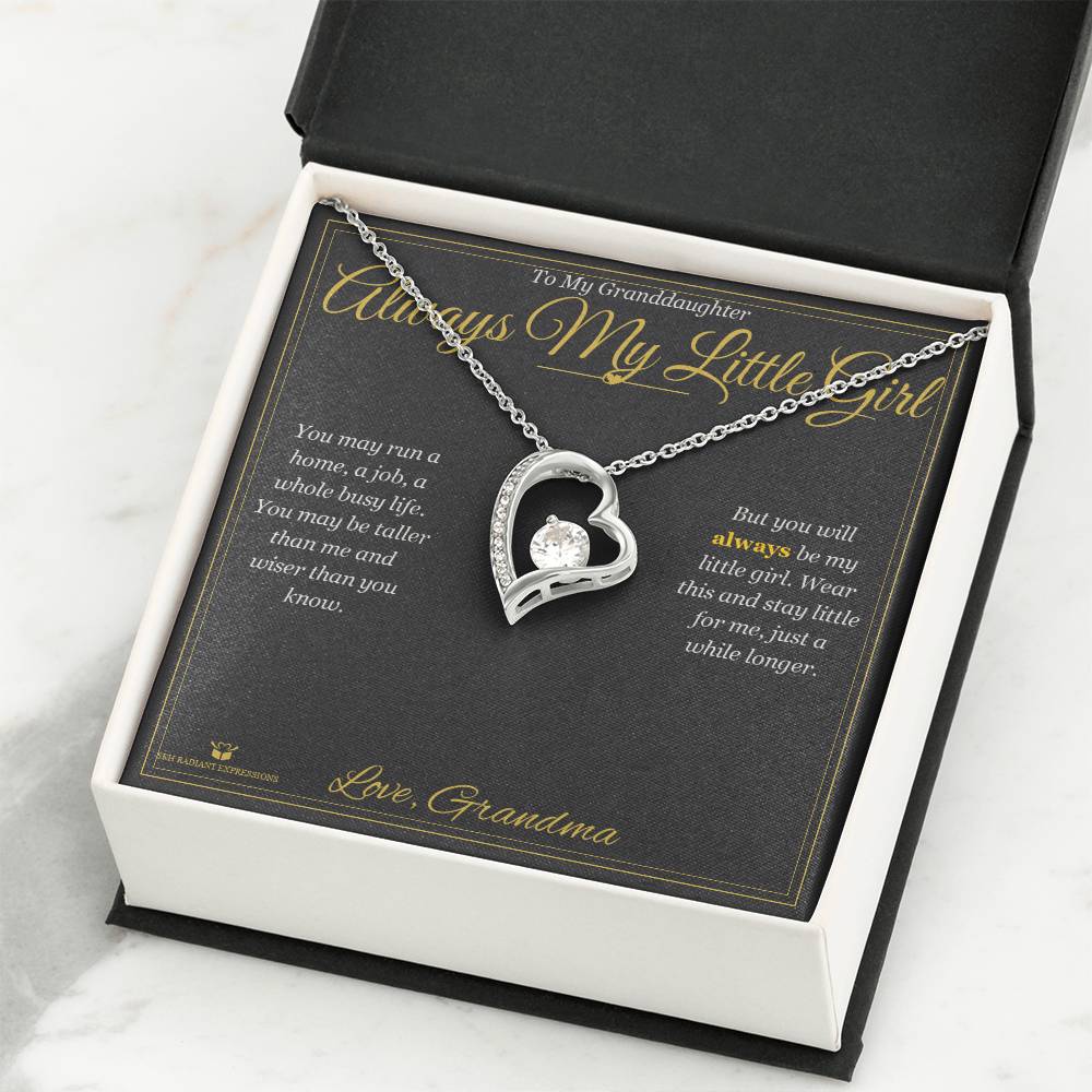 Always My Little Girl - Forever Love Necklace for Granddaughter