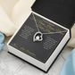Far From Home, Never From Heart - Forever Love Necklace for Granddaughter