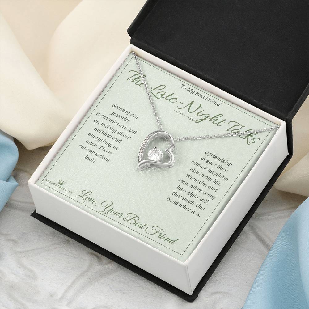 The Late-Night Talks - Forever Love Necklace for Best Friend
