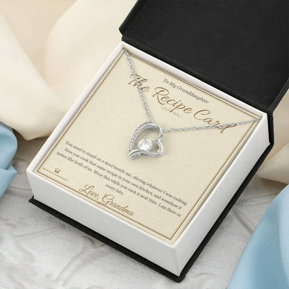 The Recipe Card - Forever Love Necklace for Granddaughter
