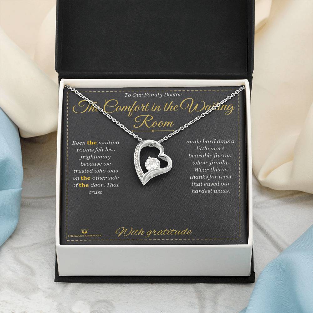 The Comfort in the Waiting Room - Forever Love Necklace for Doctor