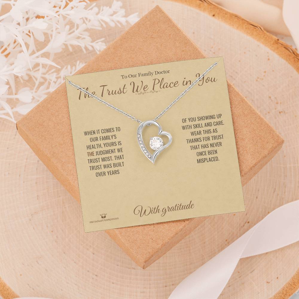 The Trust We Place in You - Forever Love Necklace for Doctor
