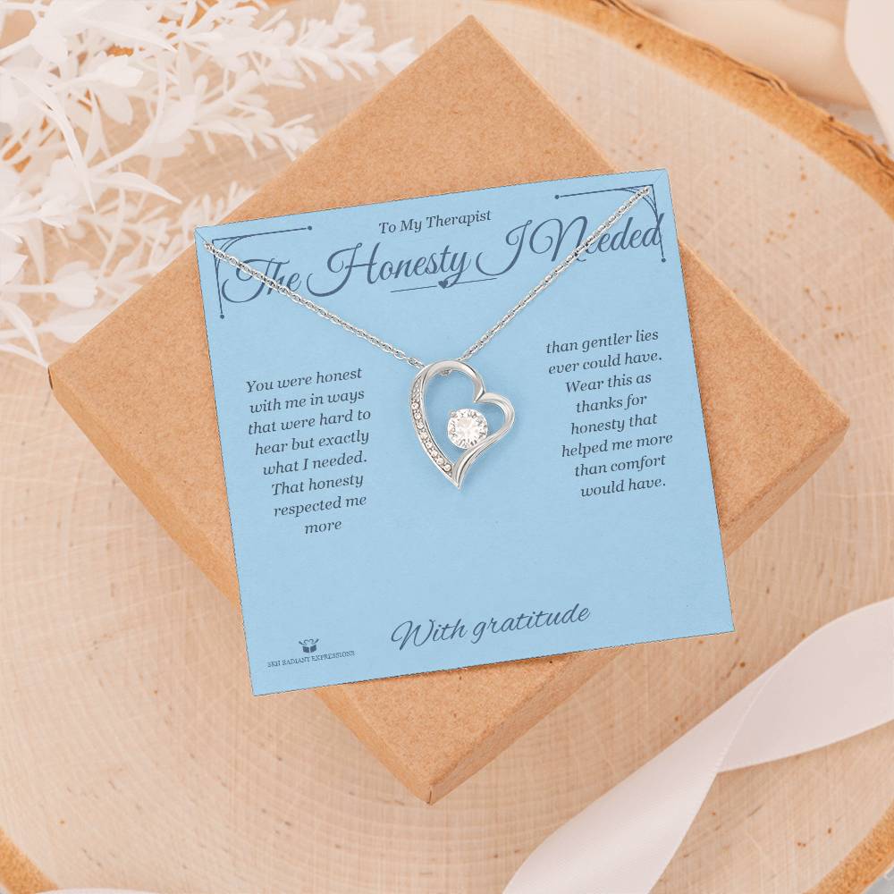 The Honesty I Needed - Forever Love Necklace for Therapist