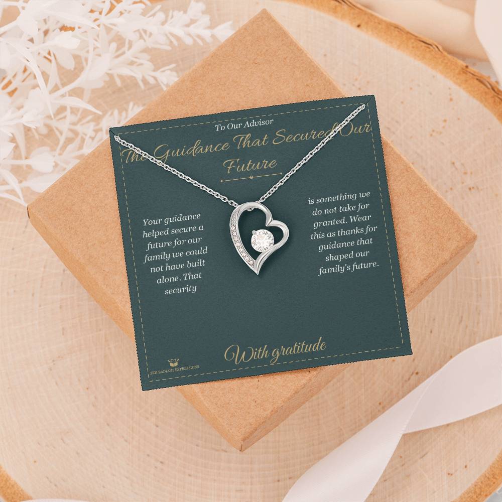 The Guidance That Secured Our Future - Forever Love Necklace for Advisor