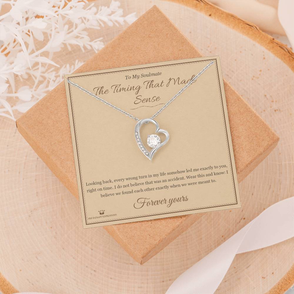 The Timing That Made Sense - Forever Love Necklace for Soulmate
