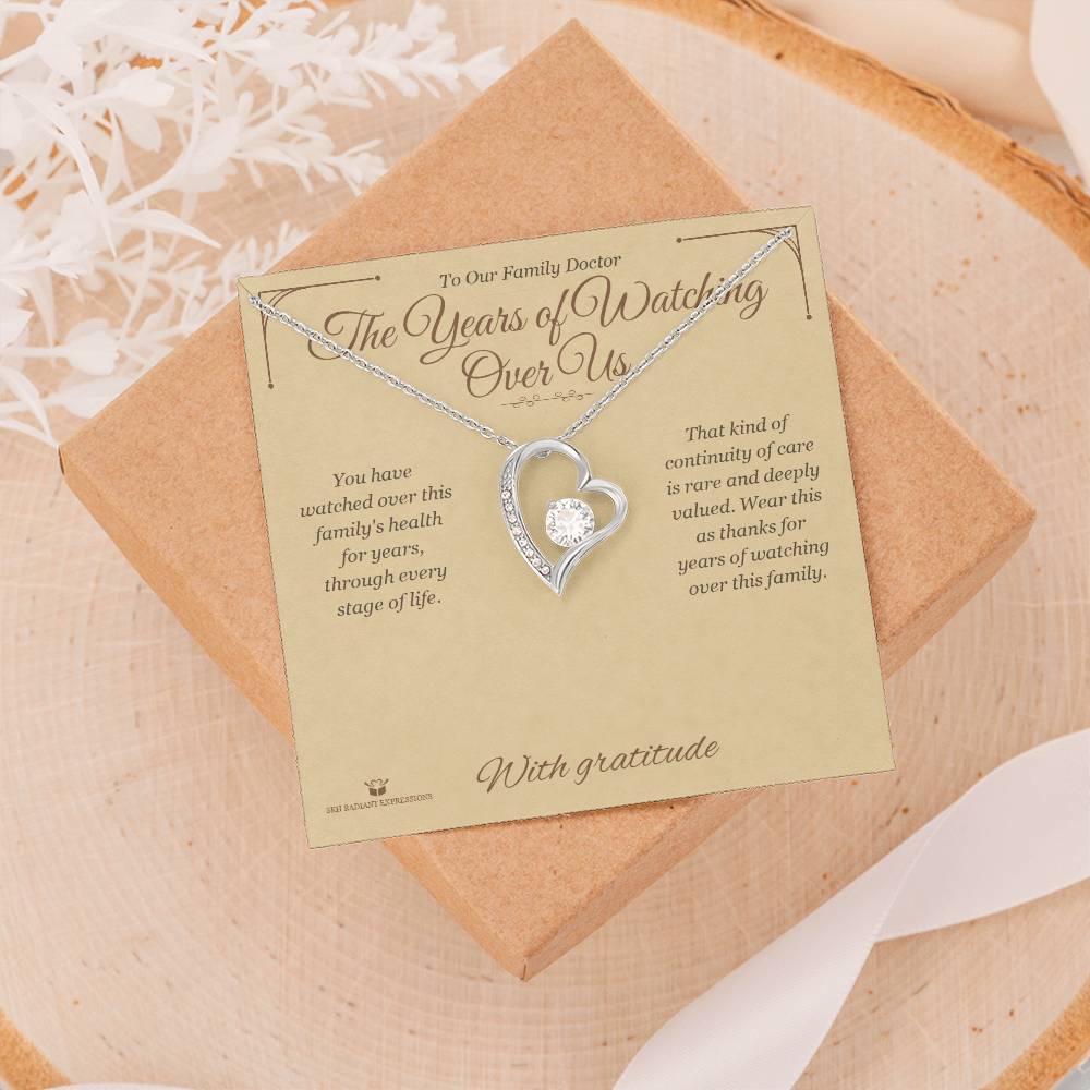 The Years of Watching Over Us - Forever Love Necklace for Doctor