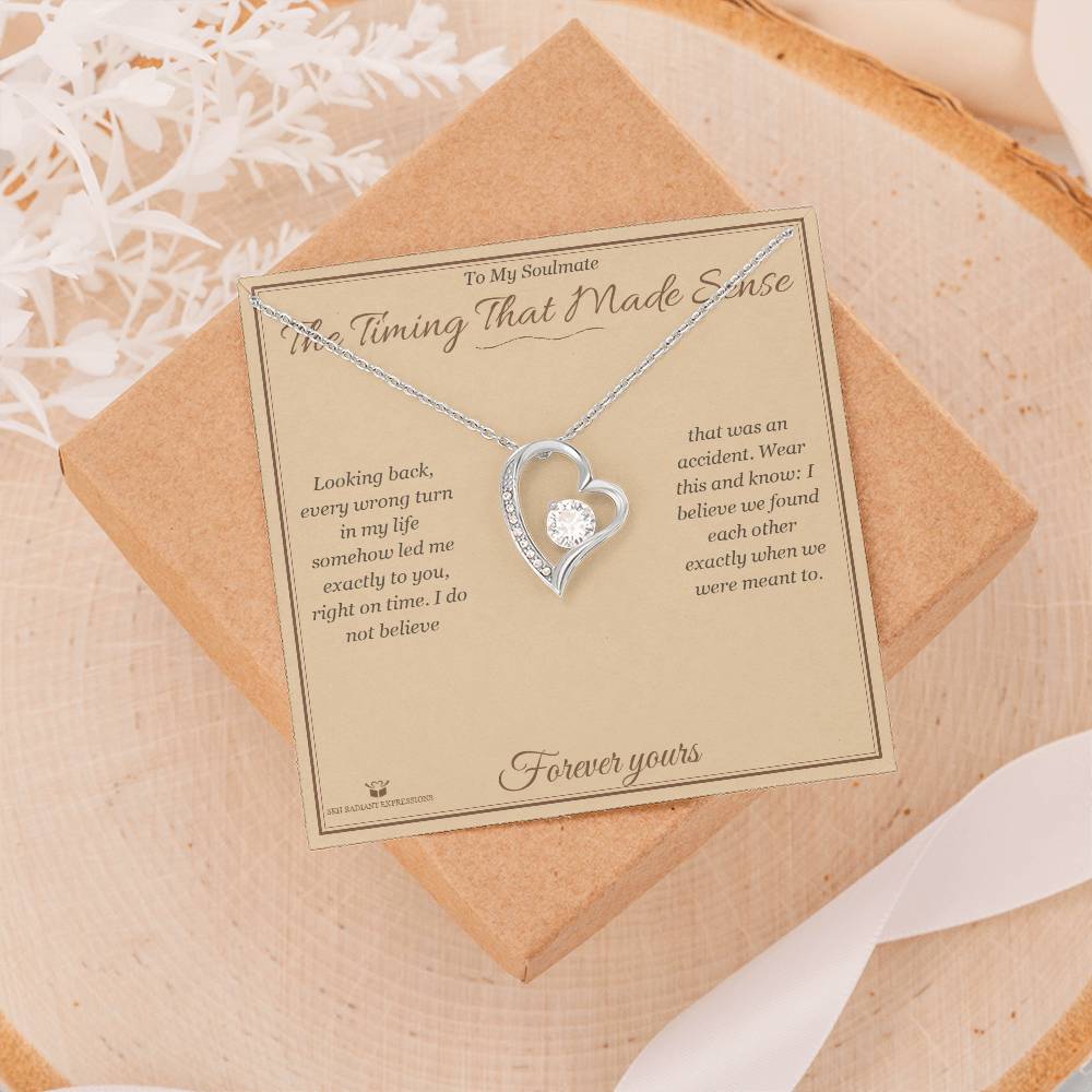 The Timing That Made Sense - Forever Love Necklace for Soulmate