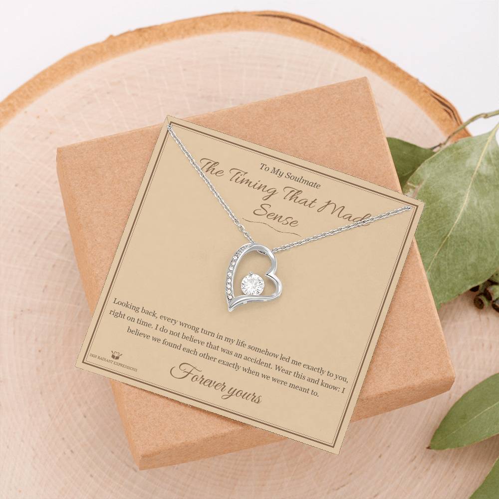 The Timing That Made Sense - Forever Love Necklace for Soulmate