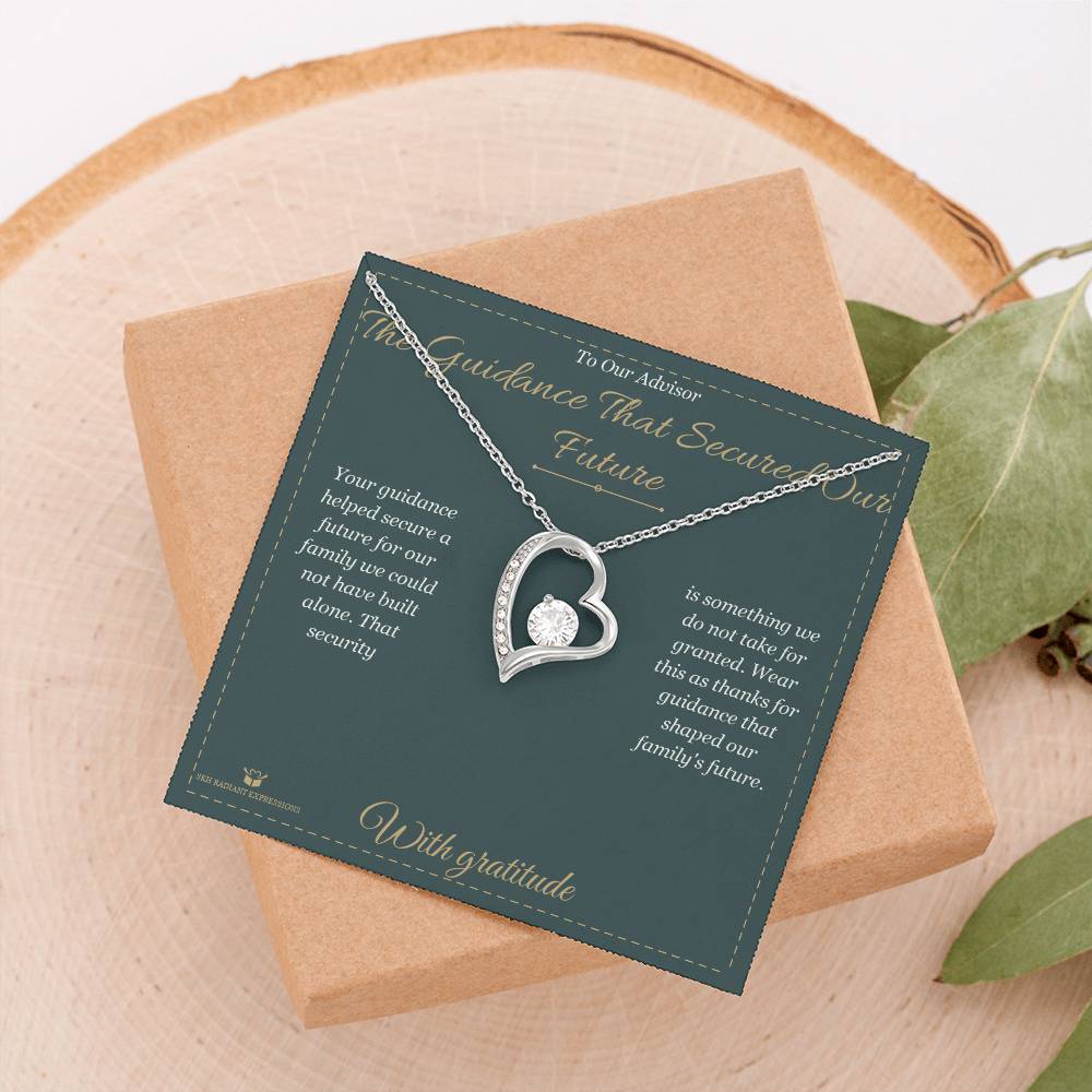 The Guidance That Secured Our Future - Forever Love Necklace for Advisor