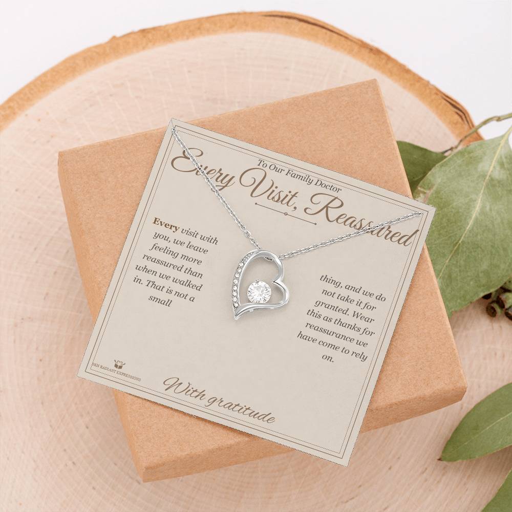 Every Visit, Reassured - Forever Love Necklace for Doctor