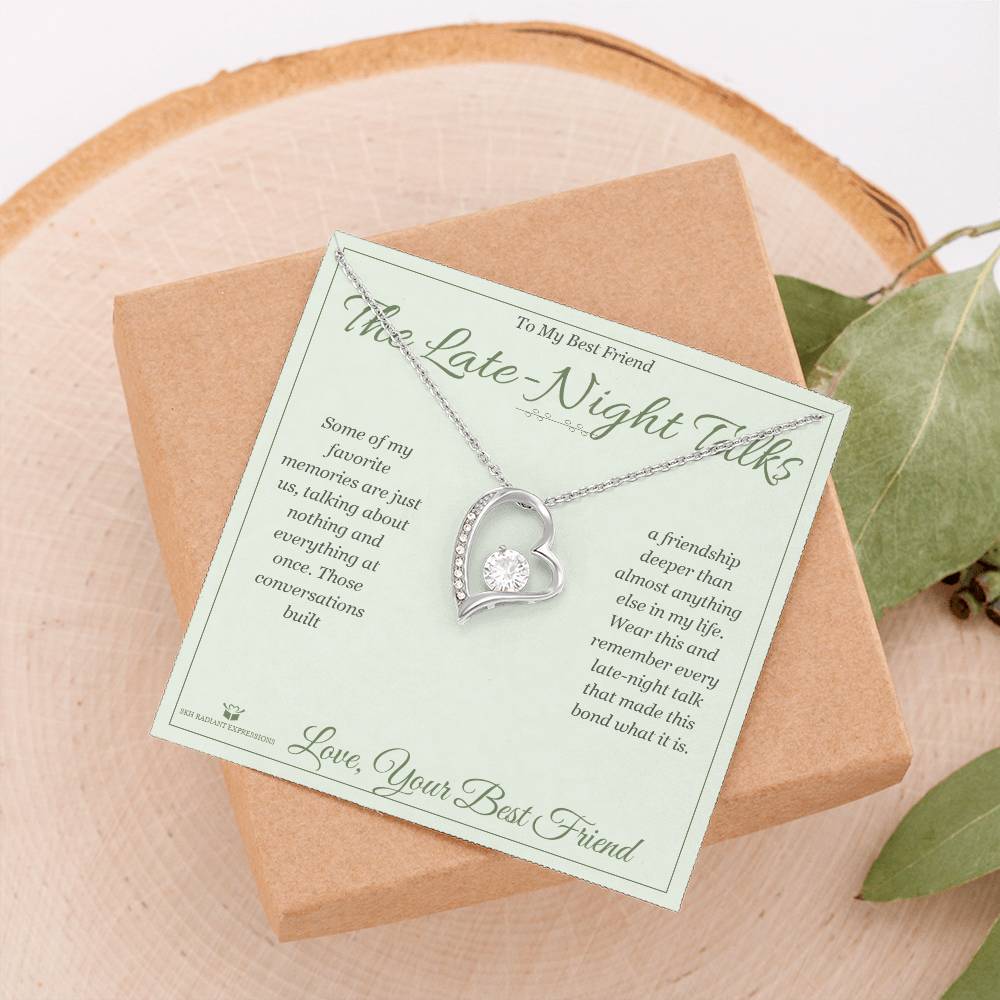 The Late-Night Talks - Forever Love Necklace for Best Friend