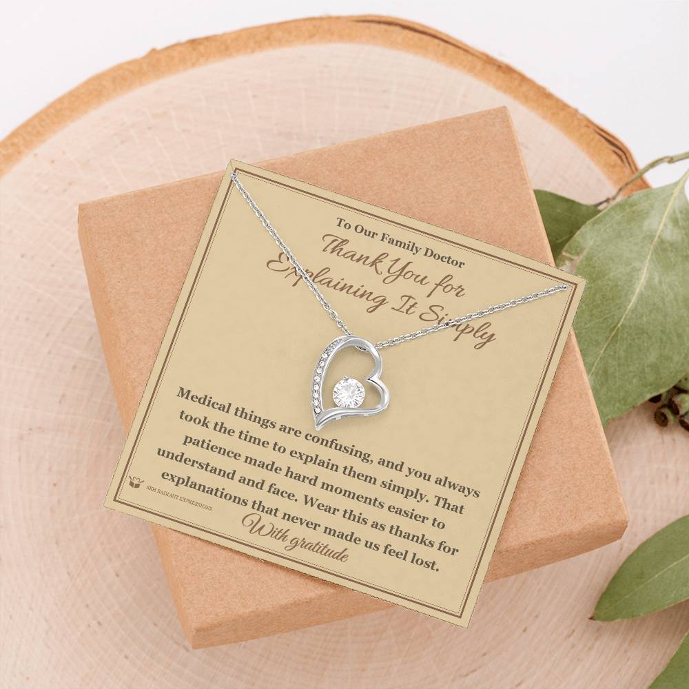 Thank You for Explaining It Simply - Forever Love Necklace for Doctor