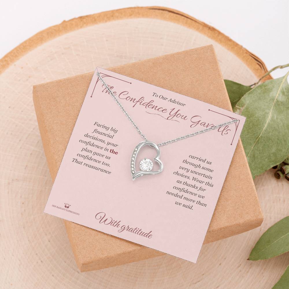 The Confidence You Gave Us - Forever Love Necklace for Advisor