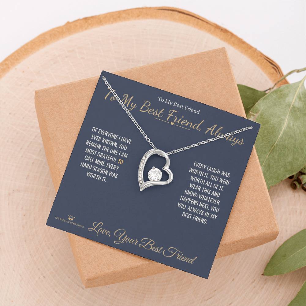 To My Best Friend, Always - Forever Love Necklace for Best Friend