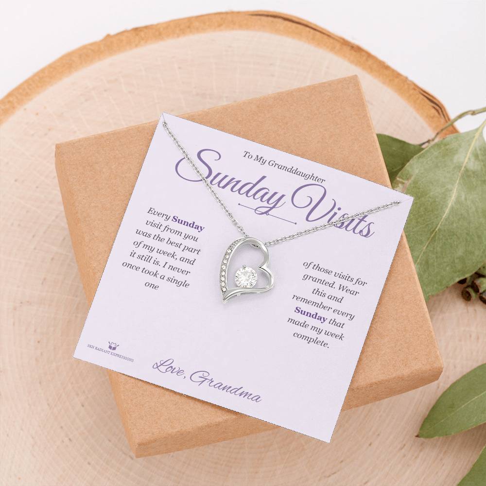 Sunday Visits - Forever Love Necklace for Granddaughter