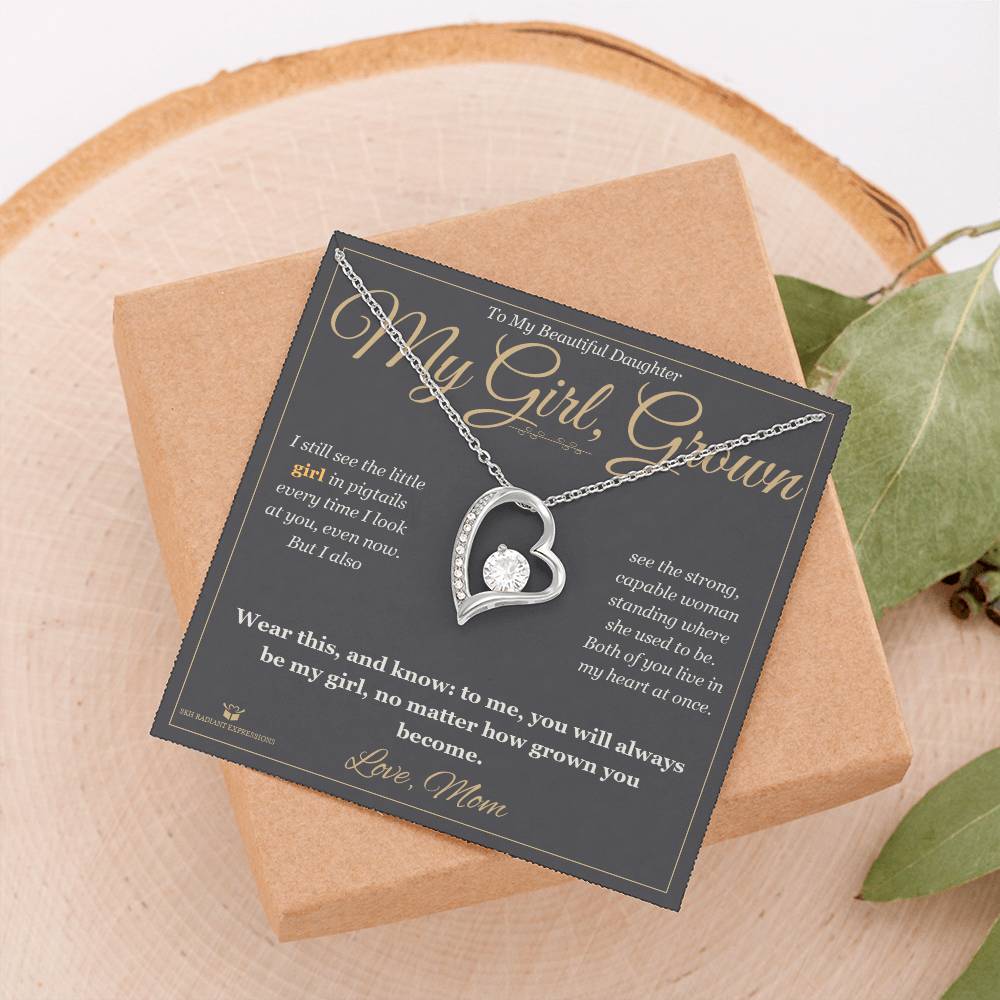 My Girl, Grown - Forever Love Necklace for Daughter
