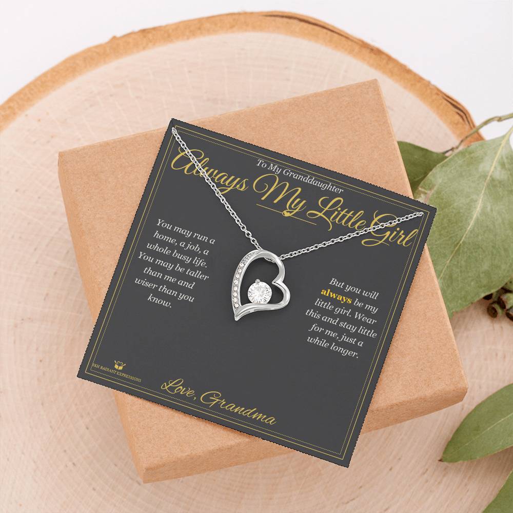 Always My Little Girl - Forever Love Necklace for Granddaughter
