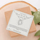 Thank You for Never Rushing Us - Forever Love Necklace for Doctor