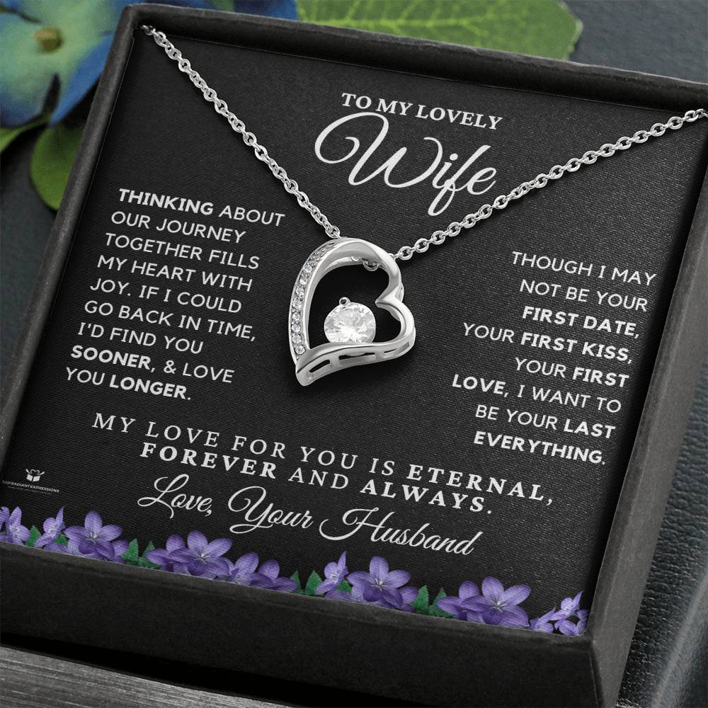 To MY Lovely Wife - Forever Yours: A Tribute to My Lovely Wife - Forever Love Necklace