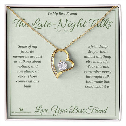 The Late-Night Talks - Forever Love Necklace for Best Friend