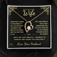 Personalized Necklace for wife