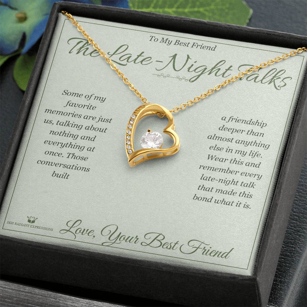 The Late-Night Talks - Forever Love Necklace for Best Friend