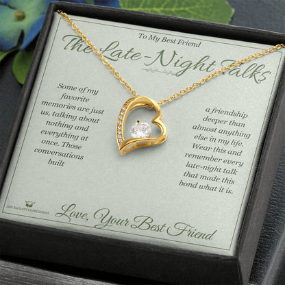 The Late-Night Talks - Forever Love Necklace for Best Friend