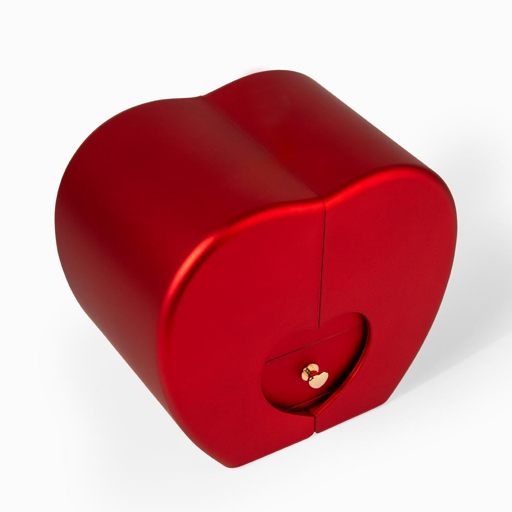 The Laugh I Fell For - Love Knot Necklace with Red Rose Box for Girlfriend
