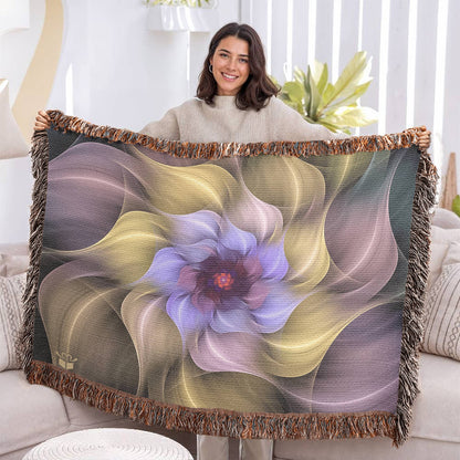Meaningful gift for them - Colorful Heirloom Artwork Woven Blanket