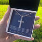The Man You Became - Artisan Cross Necklace for Brother