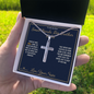 Small Hands, Big Brother Rules - Artisan Cross Necklace for Brother