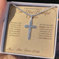 The Most Beautiful Chapter - Artisan Cross Necklace for Husband