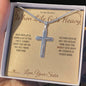 When Life Gets Heavy - Artisan Cross Necklace for Brother