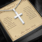 The Partner in Every Plan - Artisan Cross Necklace for Husband