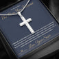 The Man You Became - Artisan Cross Necklace for Brother