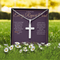 Every Report Card - Artisan Cross Necklace for Brother