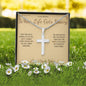 When Life Gets Heavy - Artisan Cross Necklace for Brother