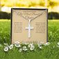 The Most Beautiful Chapter - Artisan Cross Necklace for Husband