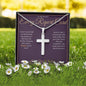 Every Report Card - Artisan Cross Necklace for Brother