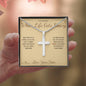 When Life Gets Heavy - Artisan Cross Necklace for Brother